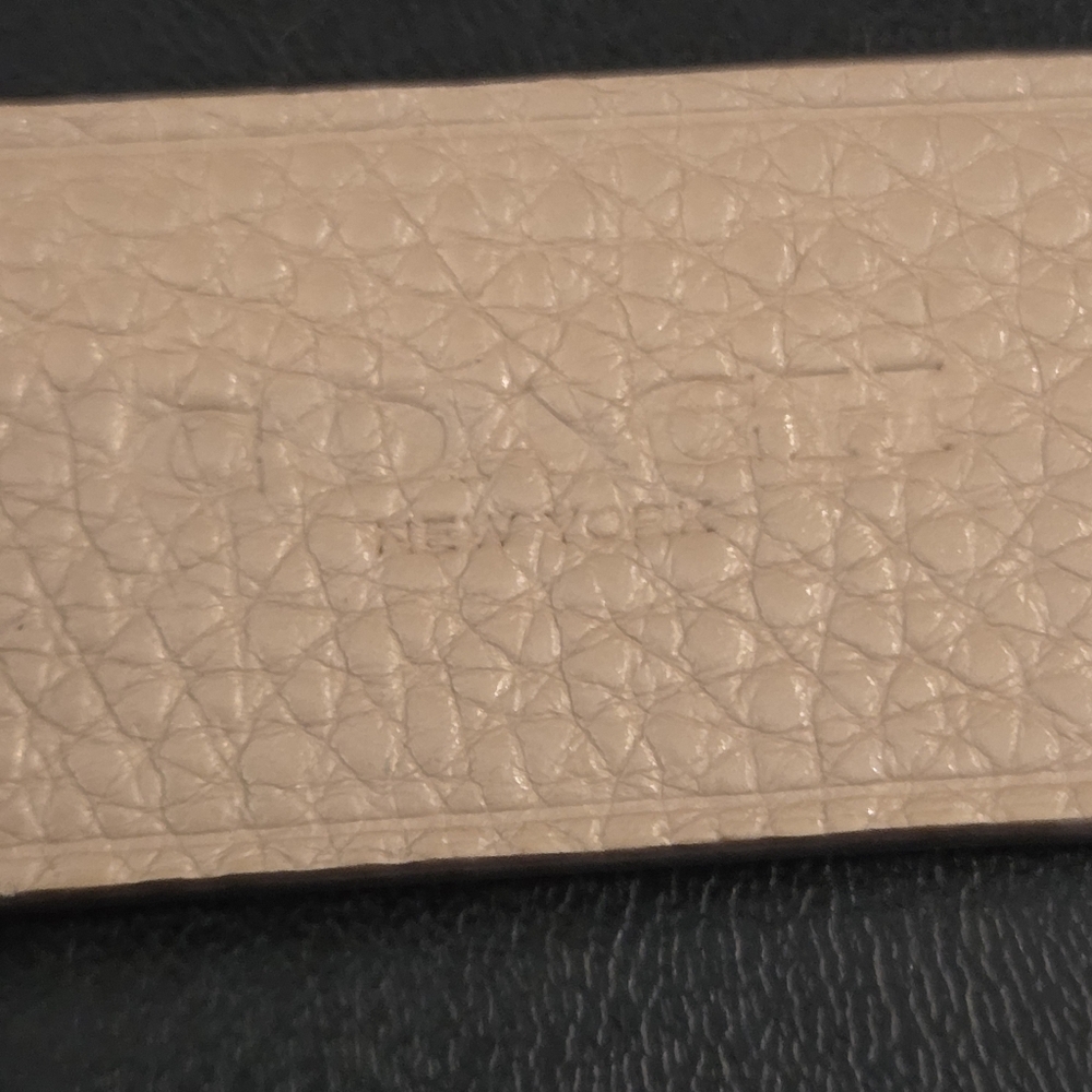 Coach File Beige Leather Crossbody Bag Logo - Picture 10 of 15